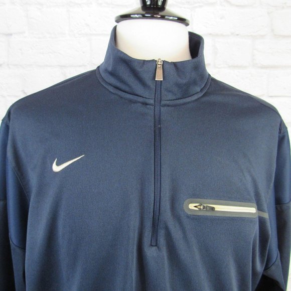 Nike Dri-Fit Men’s 2XL Mock Neck 1/4 Zip Polo - Picture 6 of 8